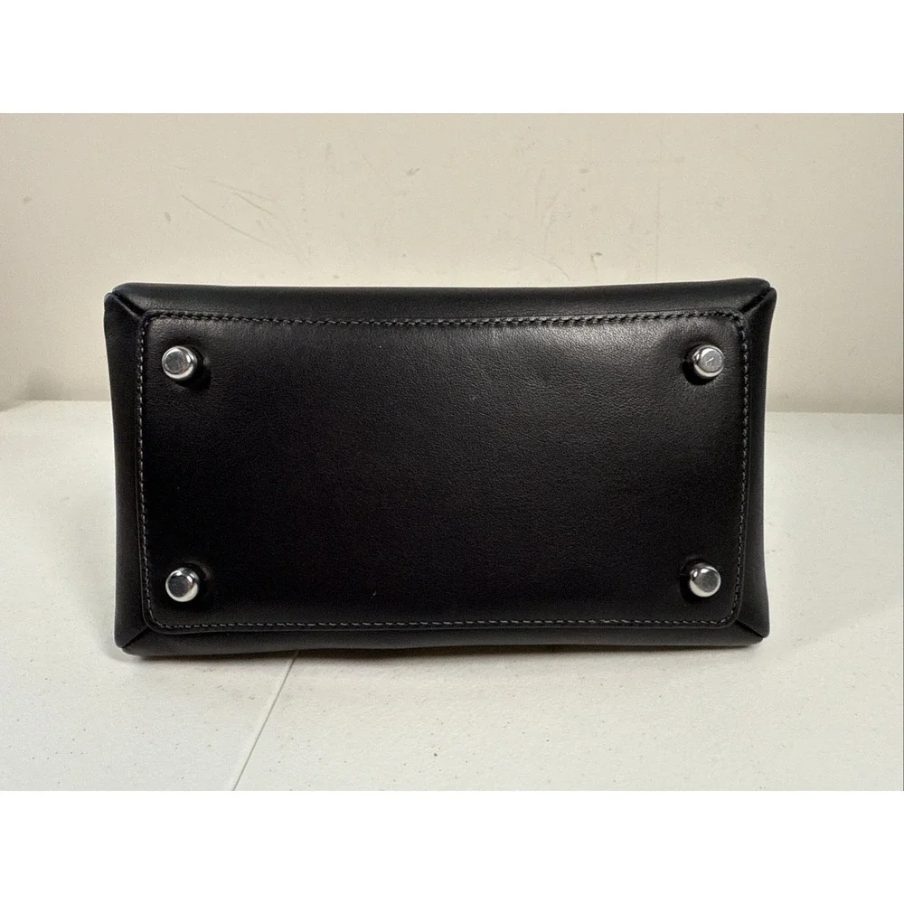 Coach Zuri MINI Crossbody‎ Silver/Black CM186 Hang Tag And Strap Included